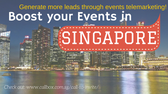 Events Telemarketing Services - Callbox Singapore