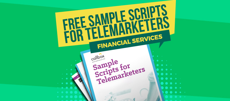 Sample Telemarketing Scripts for Financial Services