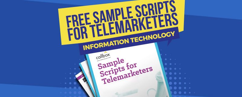 Sample Telemarketing Scripts for Information Technology