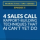 4 Sales Call Rapport-Building Techniques That AI Can't Yet Do [VIDEO]
