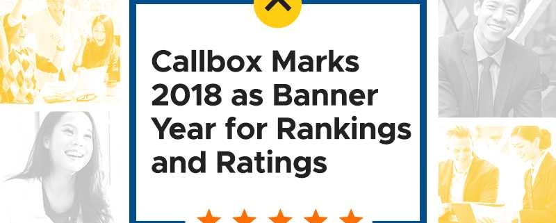 Callbox Marks 2018 as Banner Year for Rankings and Ratings
