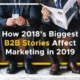How 2018's Biggest B2B Stories Affect Marketing in 2019