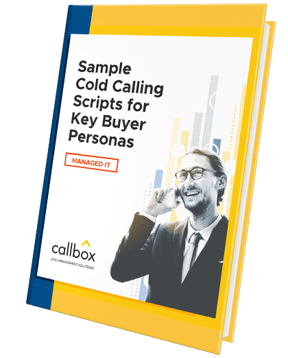 Sample Cold Calling Scripts for Key Buyer Personas in Managed IT eBook cover