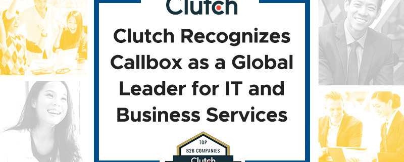 Clutch Recognizes Callbox as a Global Leader for IT and Business Services