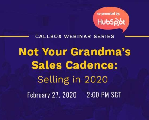 Not Your Grandma’s Sales Cadence Selling in 2020 - The Kickoff