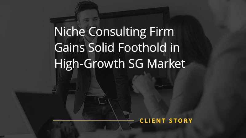Niche Consulting Firm Gains Solid Foothold in High-Growth SG Market