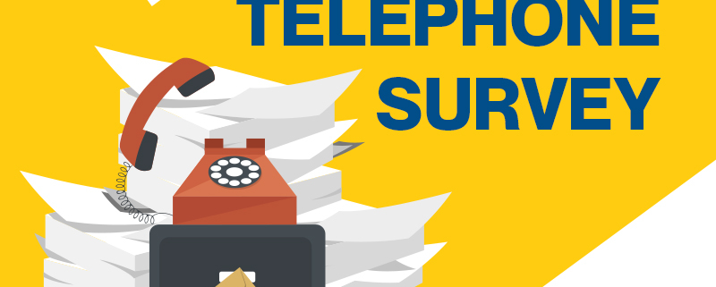 A graphic illustration of a telephone with piled of papers