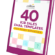 40 B2B Sales Email Templates